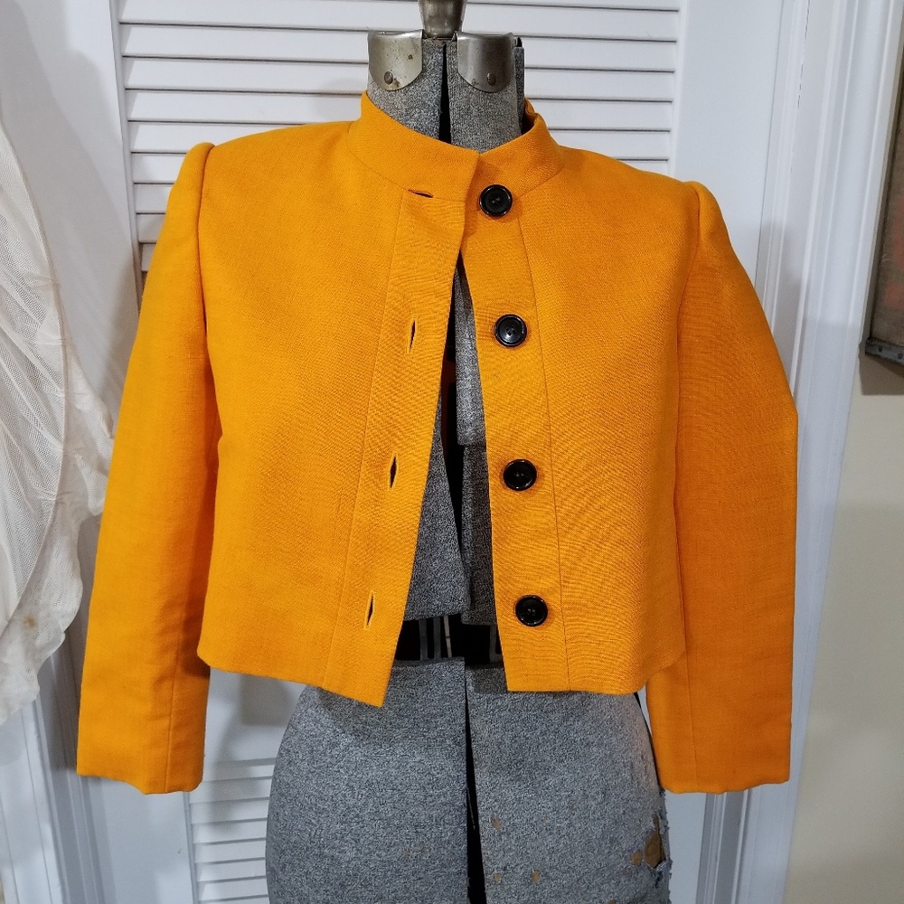 Vintage Orange Short Jacket